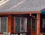 Gutters with clearcoat